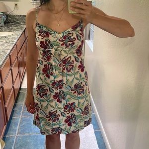 Beautiful floral cotton sun dress size 0